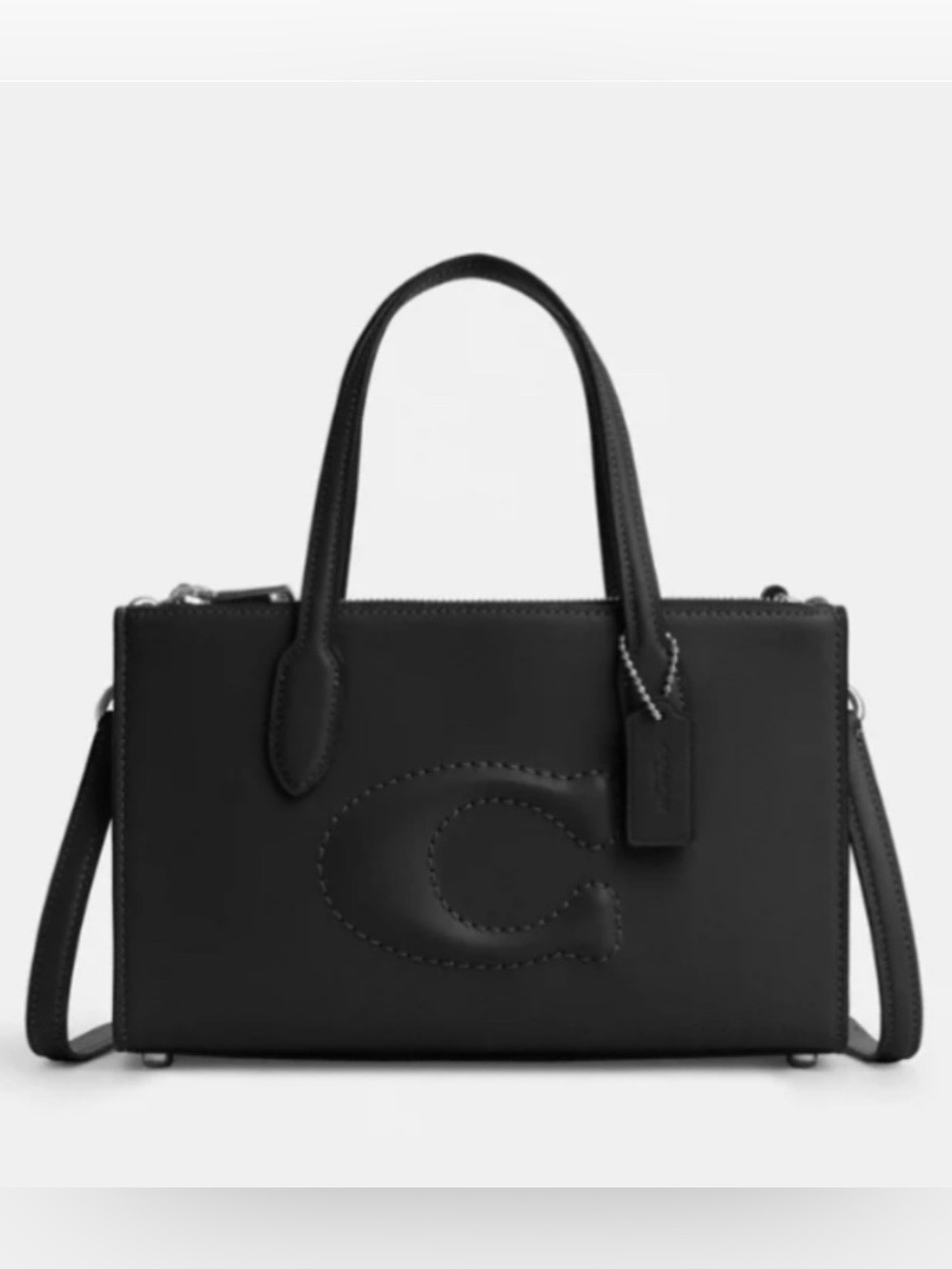 Coach Black Mini Nina Tote Bag